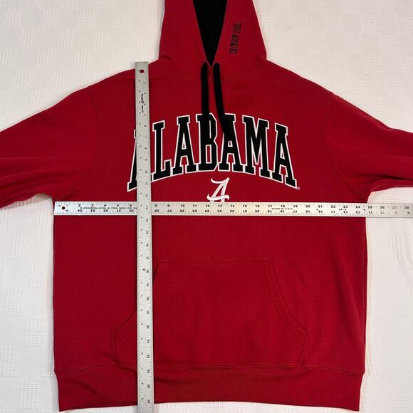 Alabama Mens XL Hoodie Crimson Tide J America Cotton Poly Blend - Picture 8 of 9